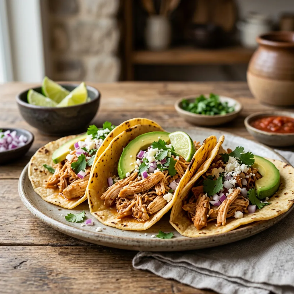 Pulled Chicken Tacos