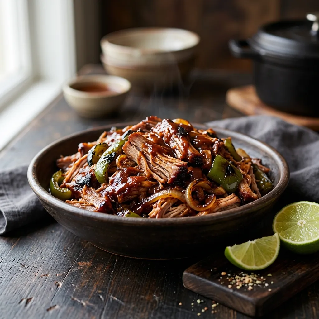 Pulled Pork With Peppers