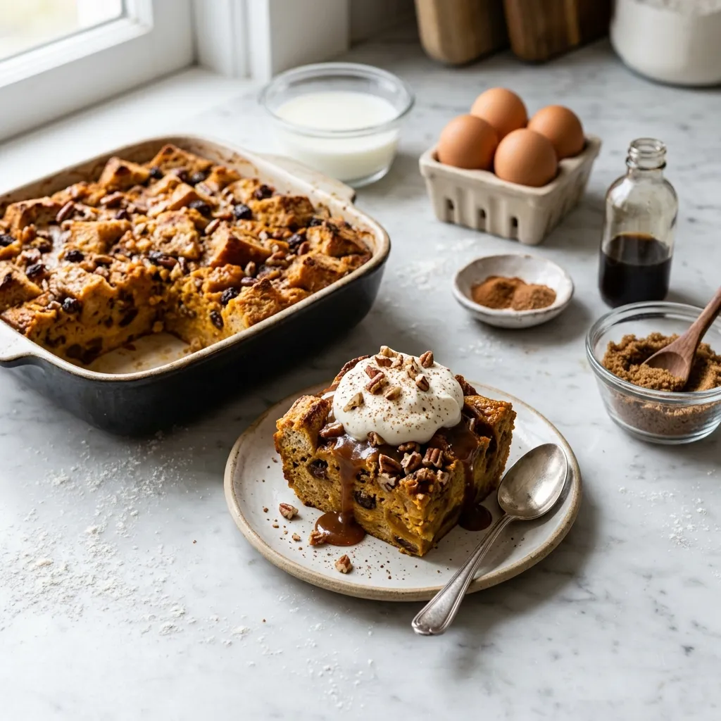 Pumpkin Bread Pudding