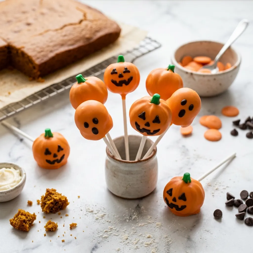 Pumpkin Cake Pops