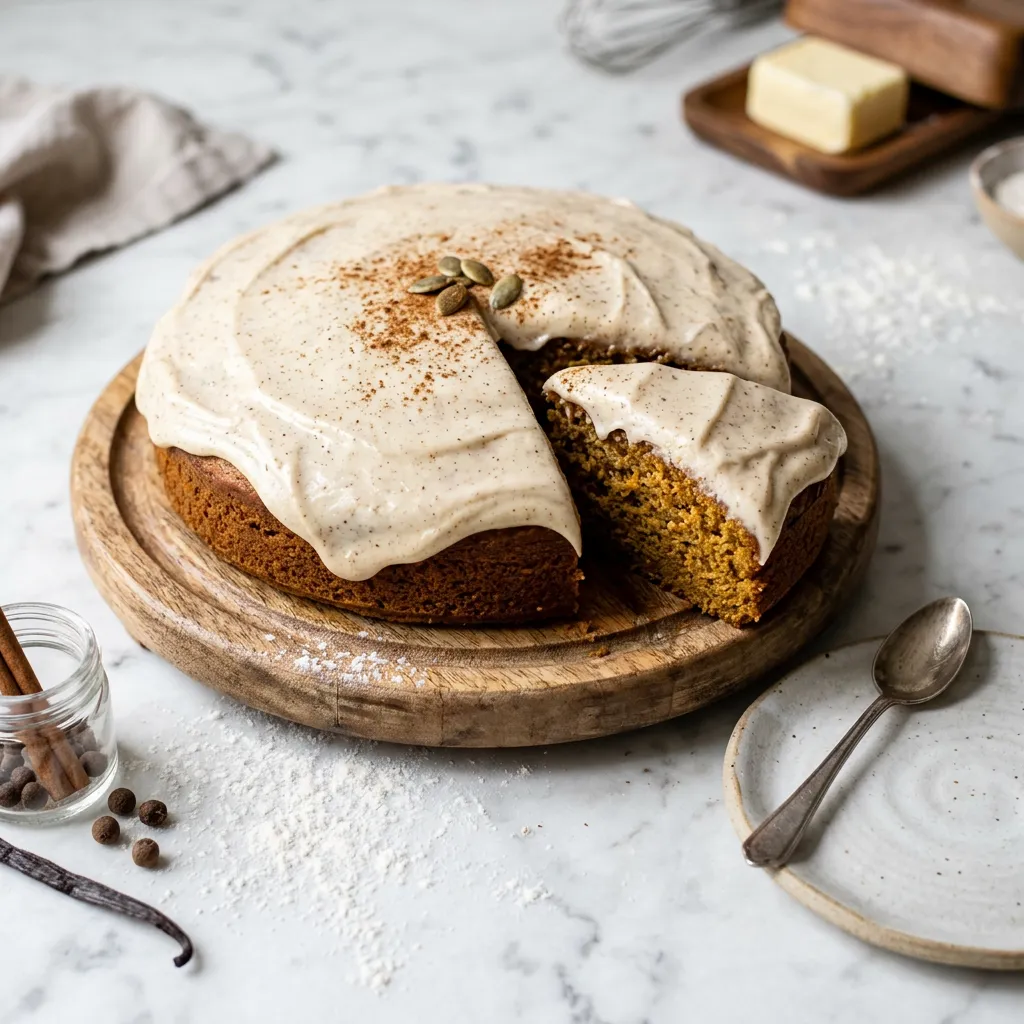 Pumpkin Cake With Browned Butter Icing Recipe