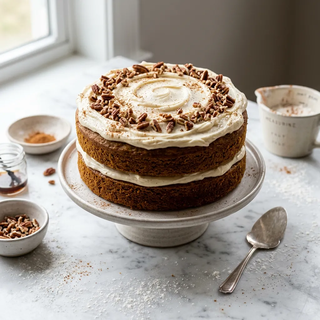 Pumpkin Cake With Cream Cheese Frosting Recipe