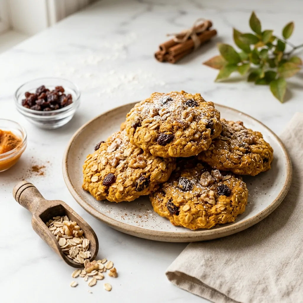 Pumpkin Oatmeal Cookies