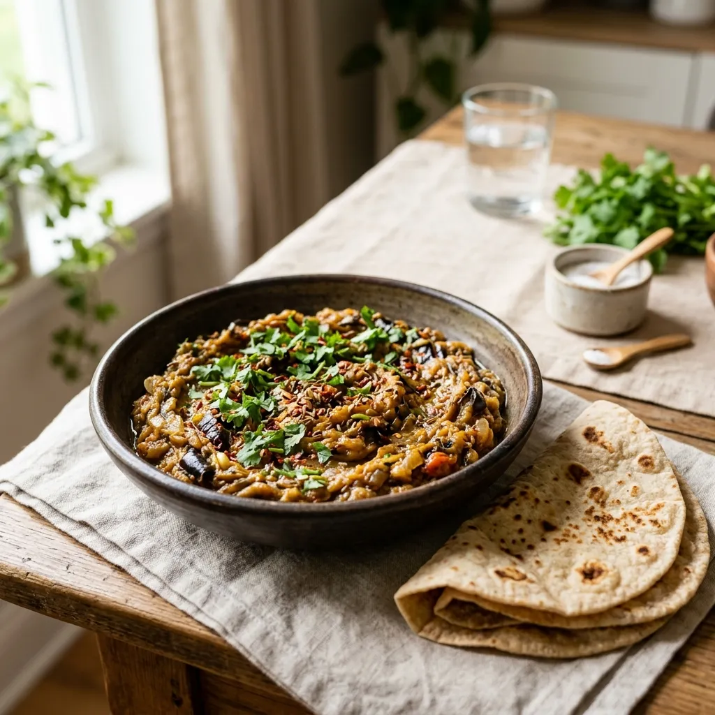 Punjabi Eggplant (Baingan Bharta)