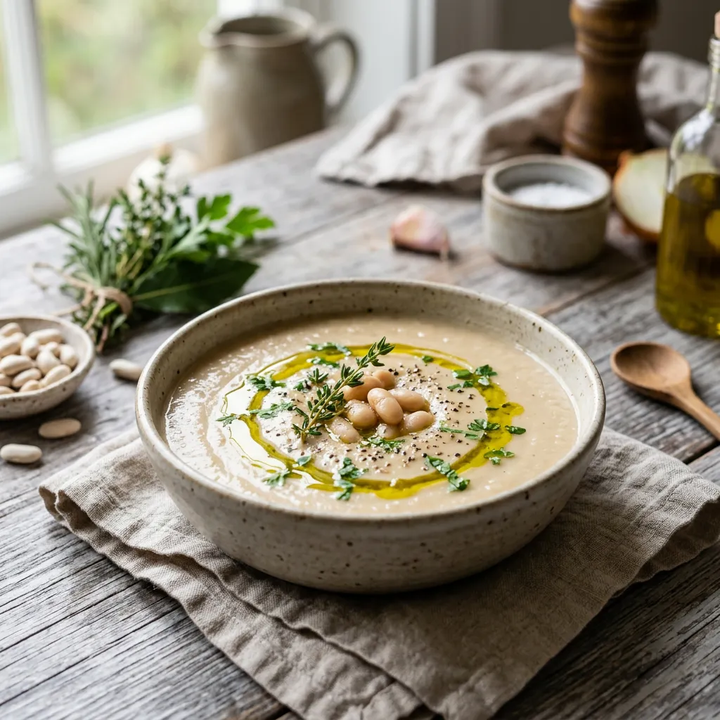 Pureed Italian White Bean Soup Recipe