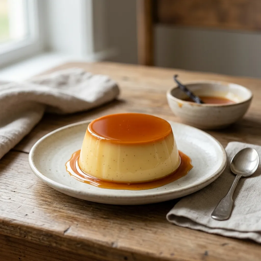 Purin: A Japanese Custard Pudding
