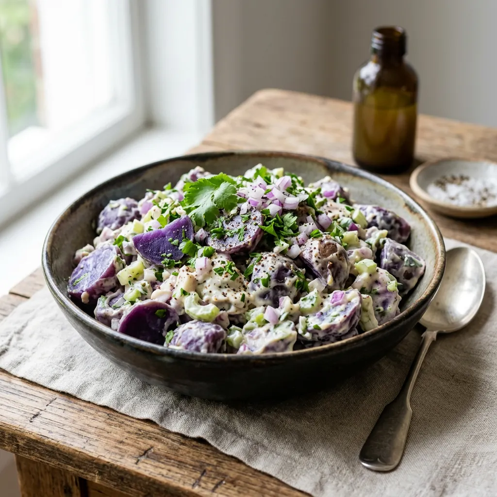 Purple Potato Salad