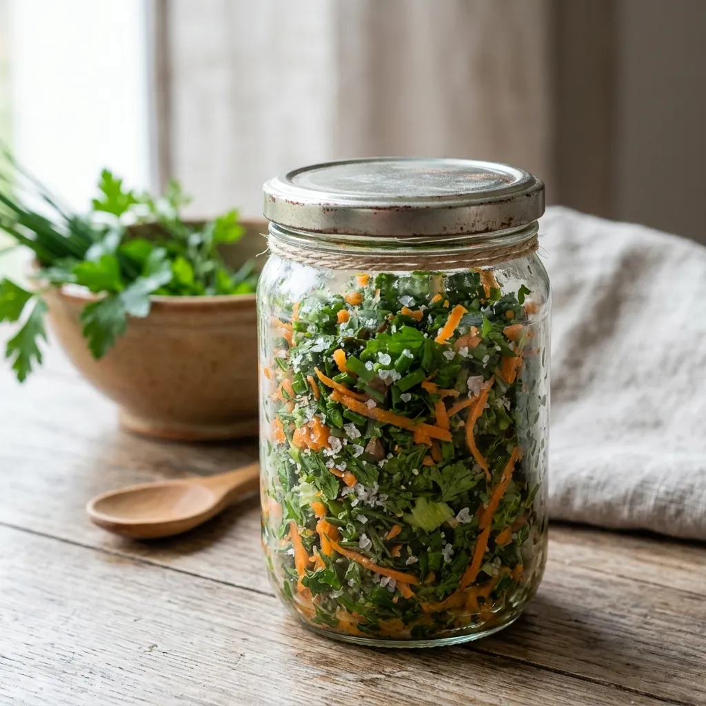 Quebec-Style Herbes Salees (Salted Preserved Herbs) Recipe