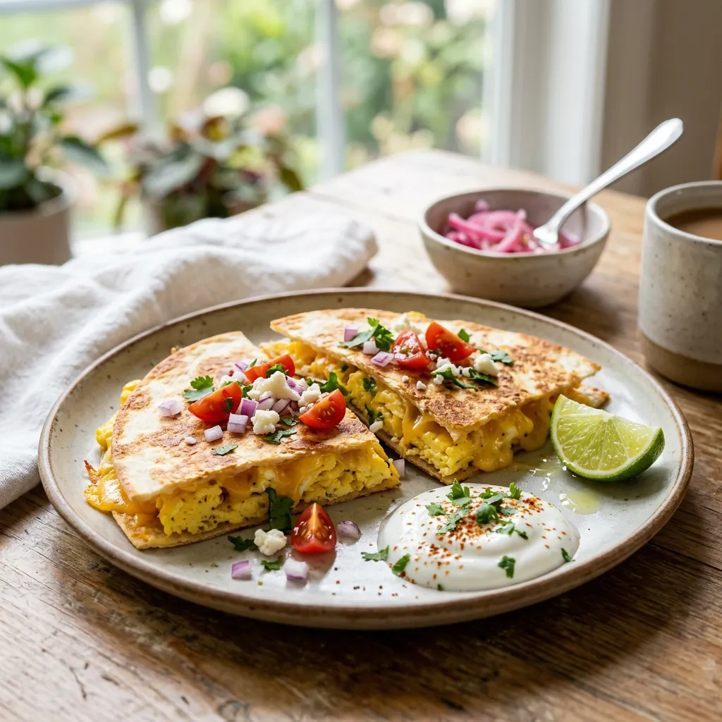 Quesadilla Breakfast Tacos