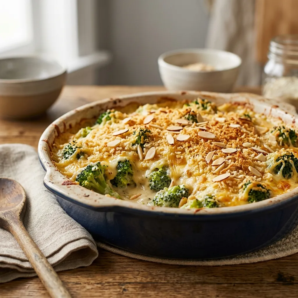 Quick and Easy Broccoli Cheese Casserole