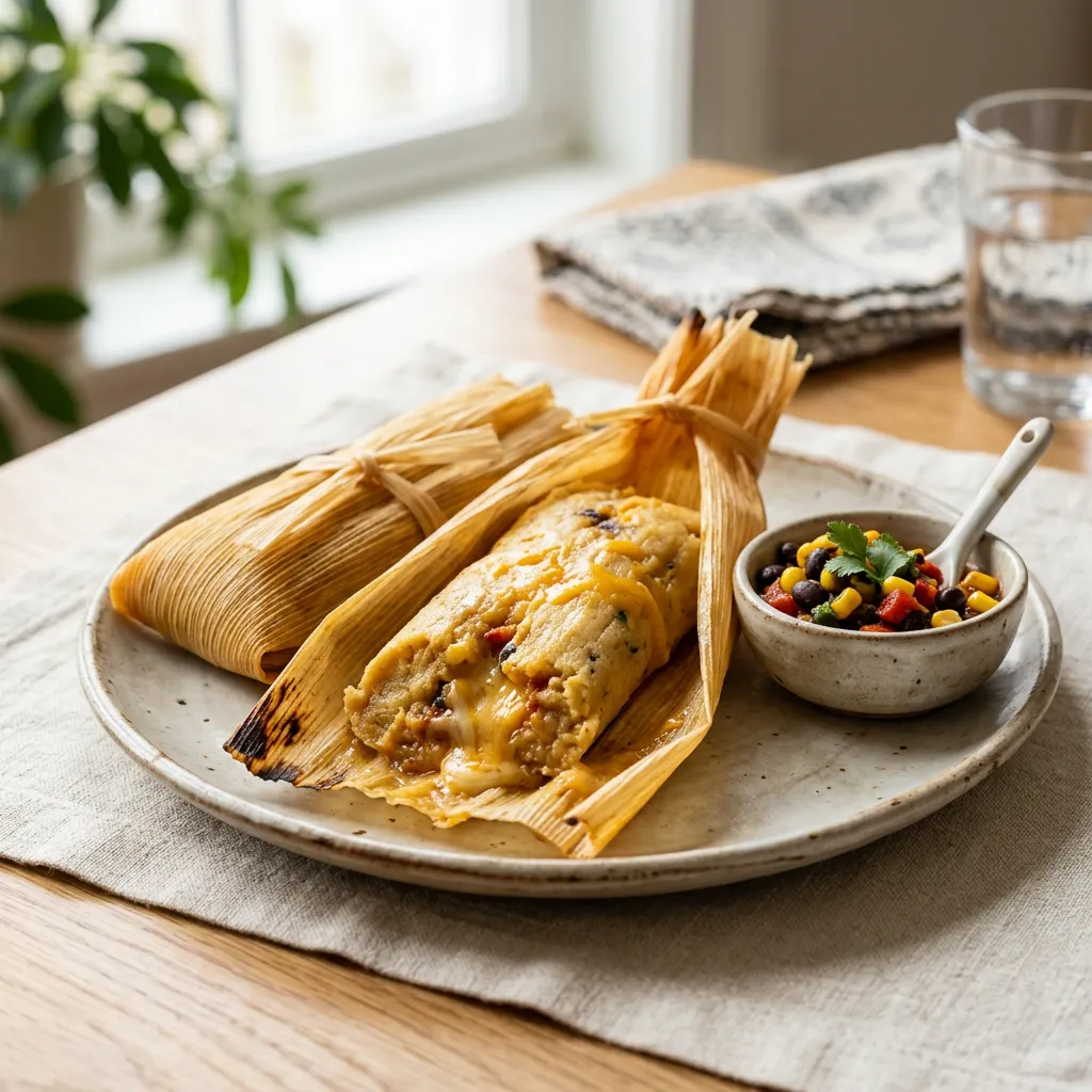 Quick and Easy Cheese Tamales