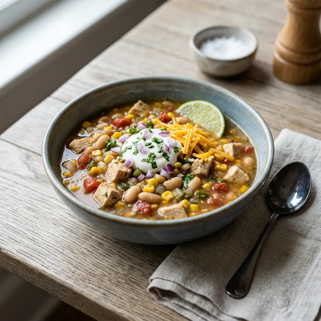 Quick and Easy Chicken Chili Stew