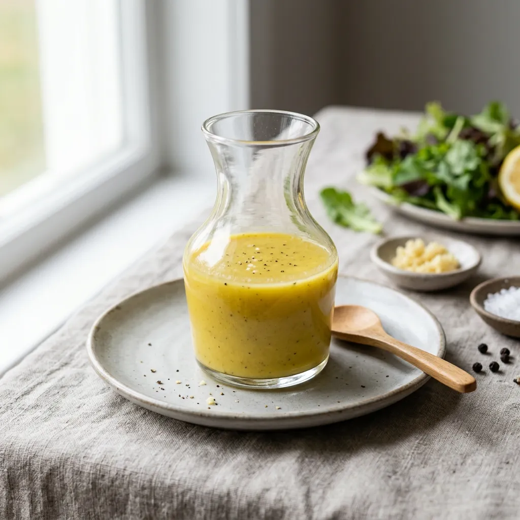 Quick and Easy Fat-Free Vegan Dijon Vinaigrette
