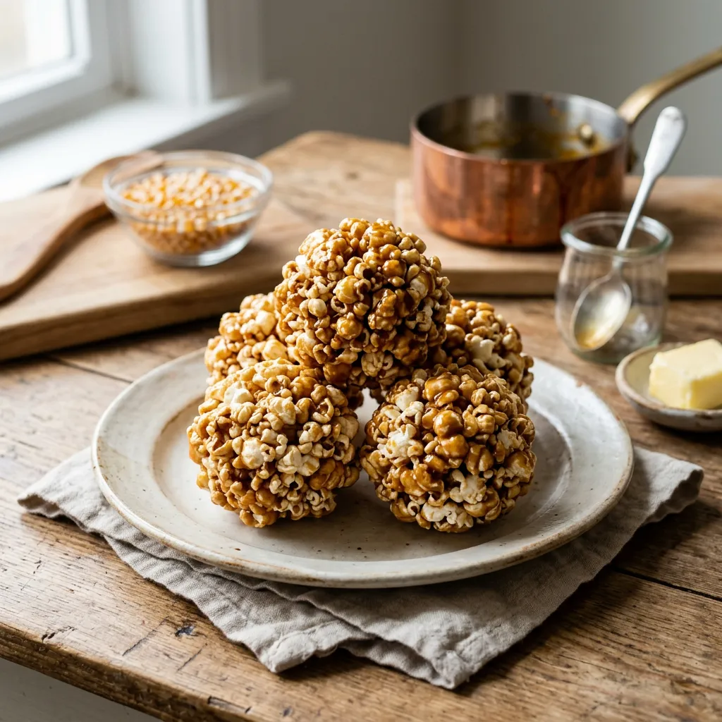 Quick and Easy Popcorn Balls