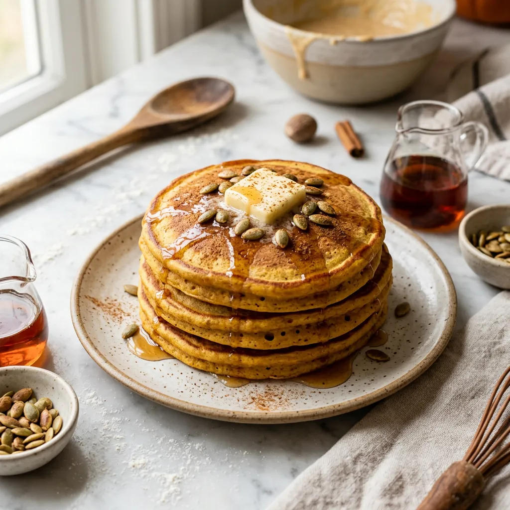 Quick and Easy Pumpkin Pancakes
