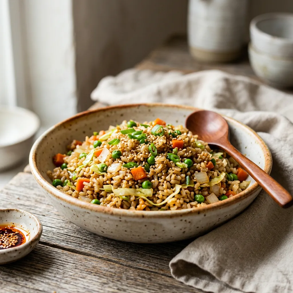 Quick and Easy Sesame Fried Rice