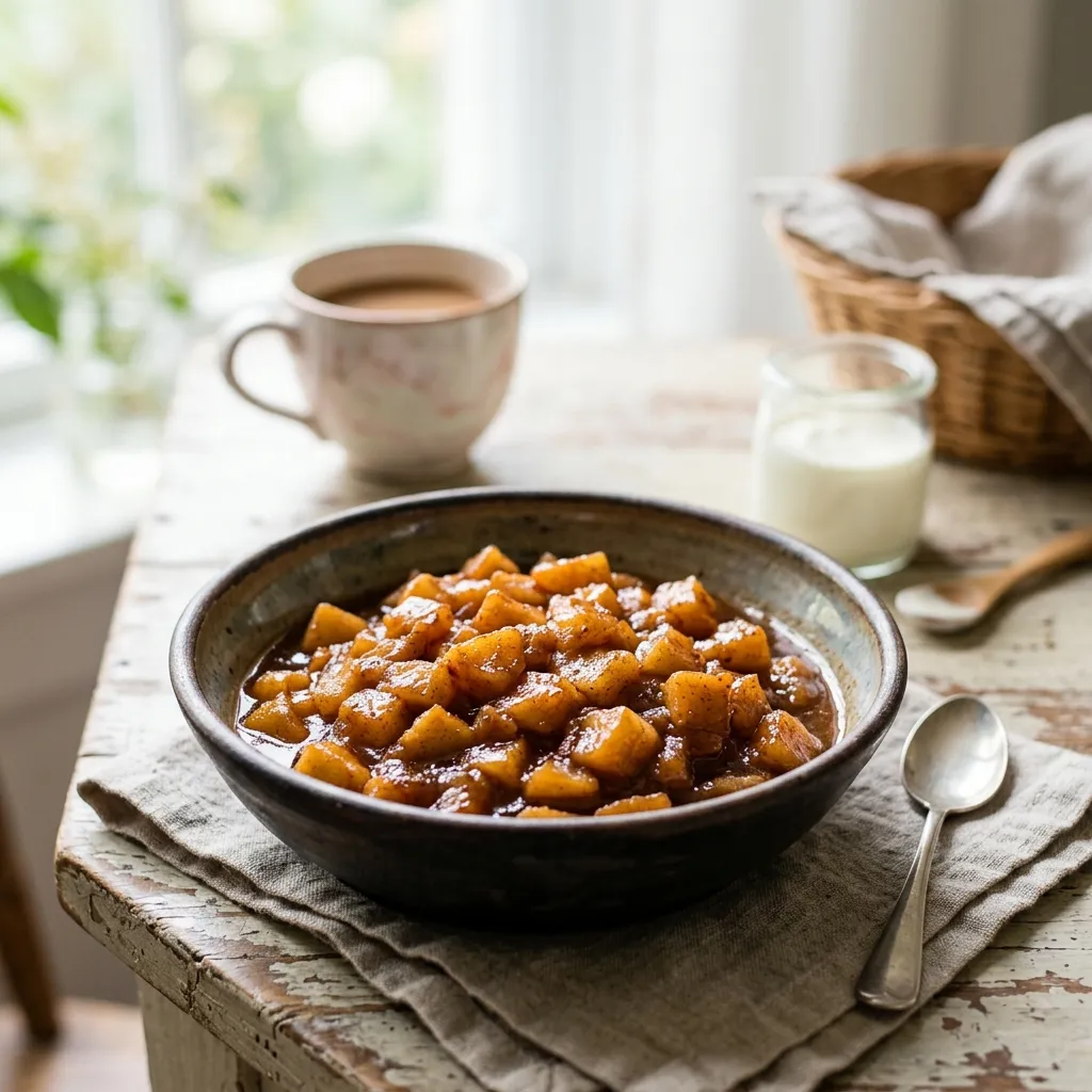 Quick and Easy Spiced Stewed Apples
