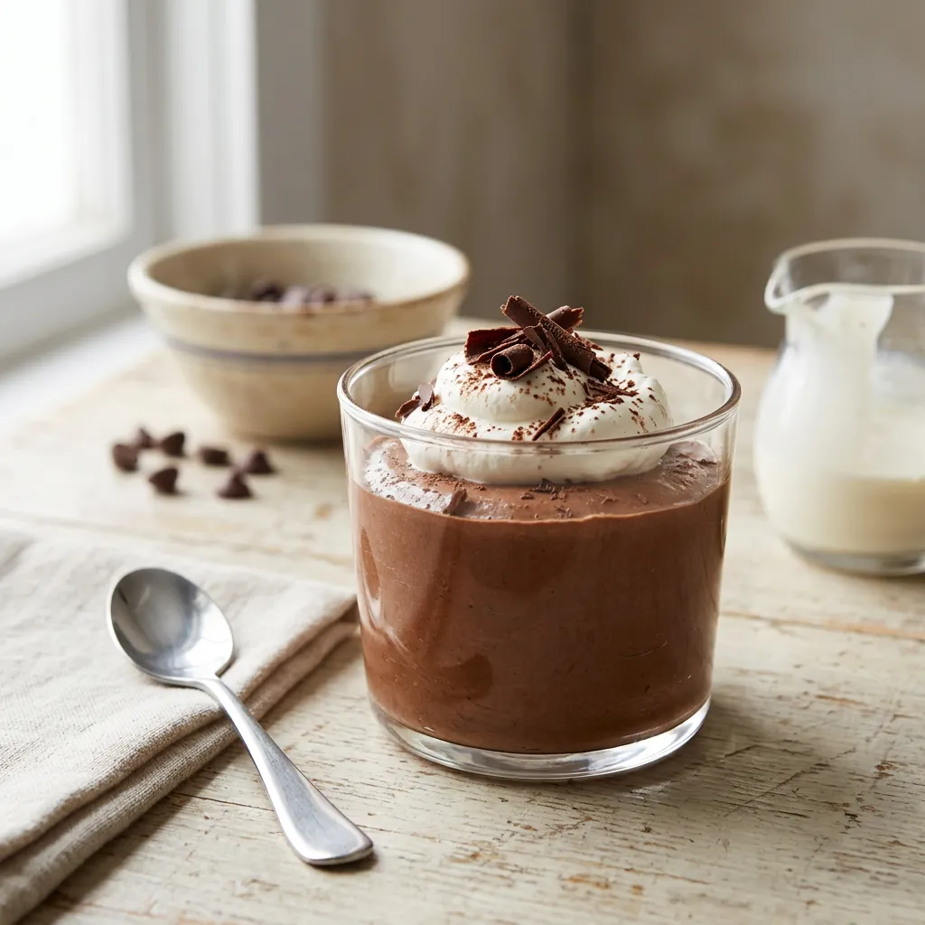 Quick Blender Chocolate Mousse