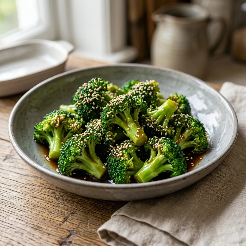 Quick Broccoli With Oyster Sauce