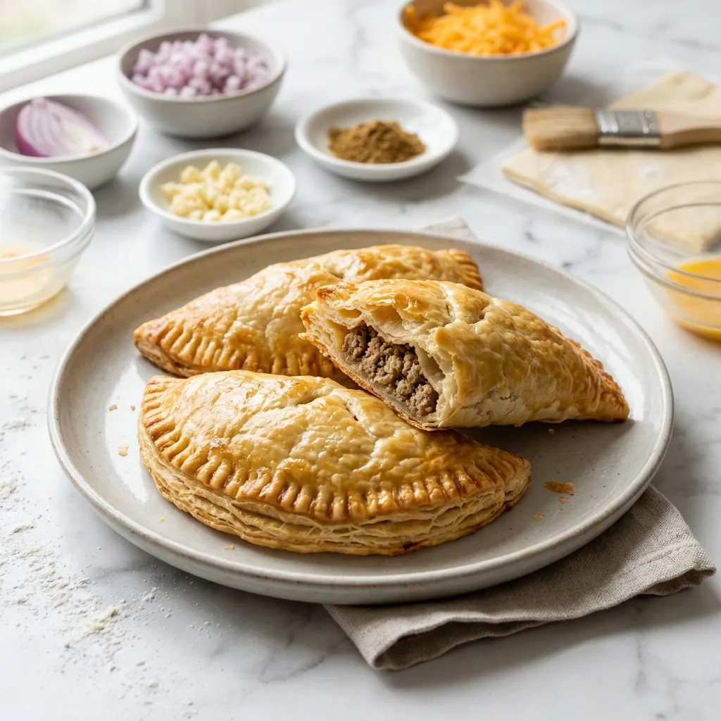 Quick Empanadas with Seasoned Pork and Cheese
