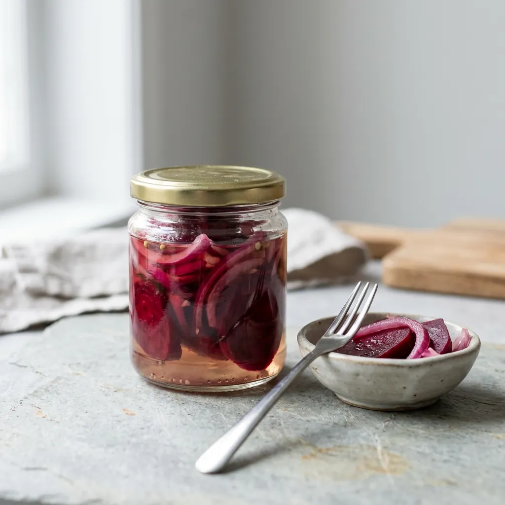 Quick Pickled Beets and Onions