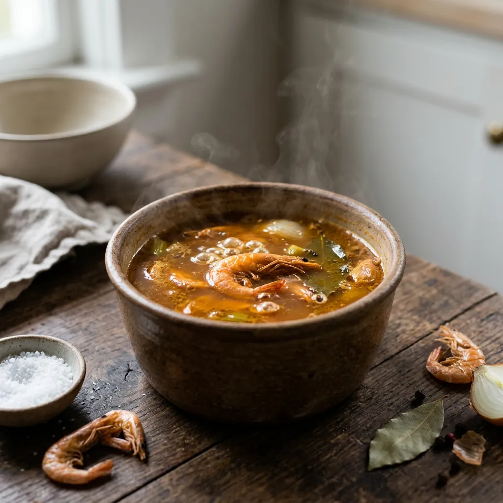 Quick Shrimp Stock: A Flavorful Base for Seafood Dishes