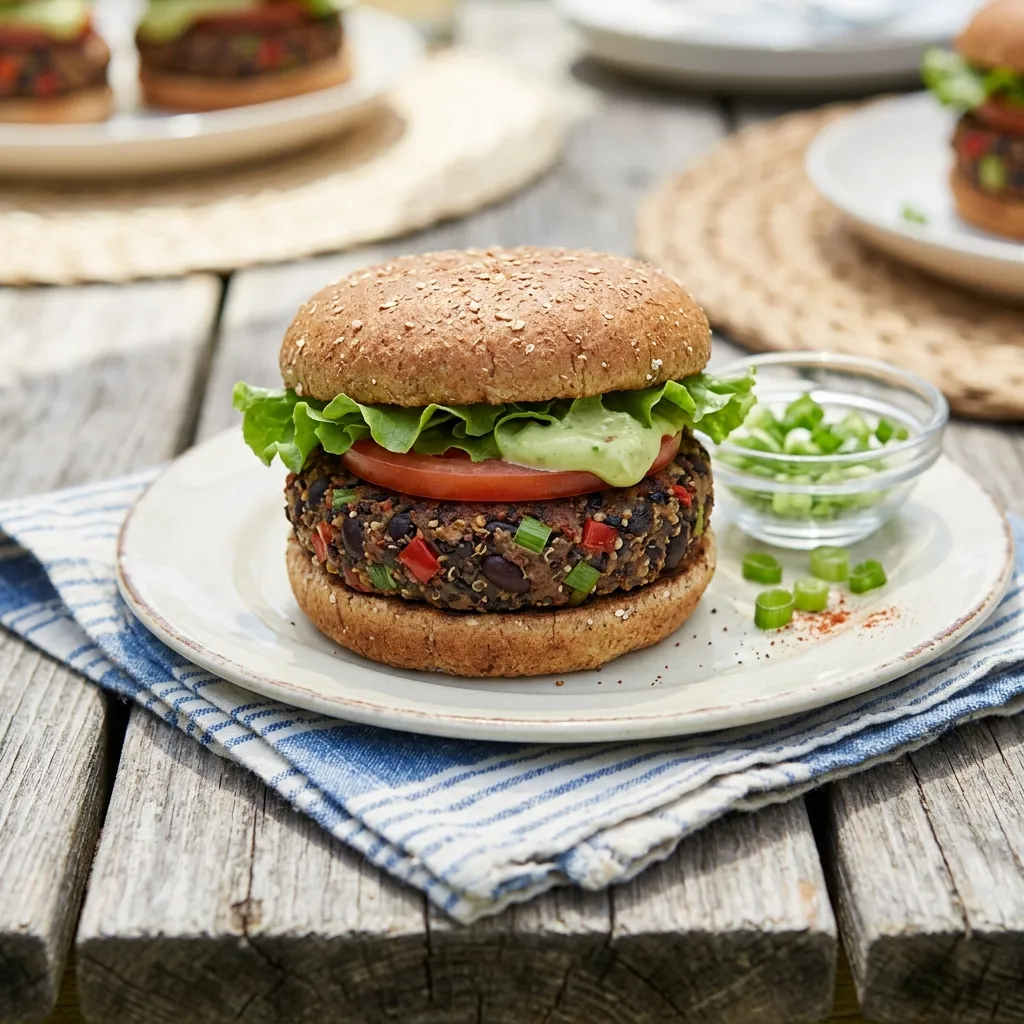 Quinoa and Black Bean Burgers