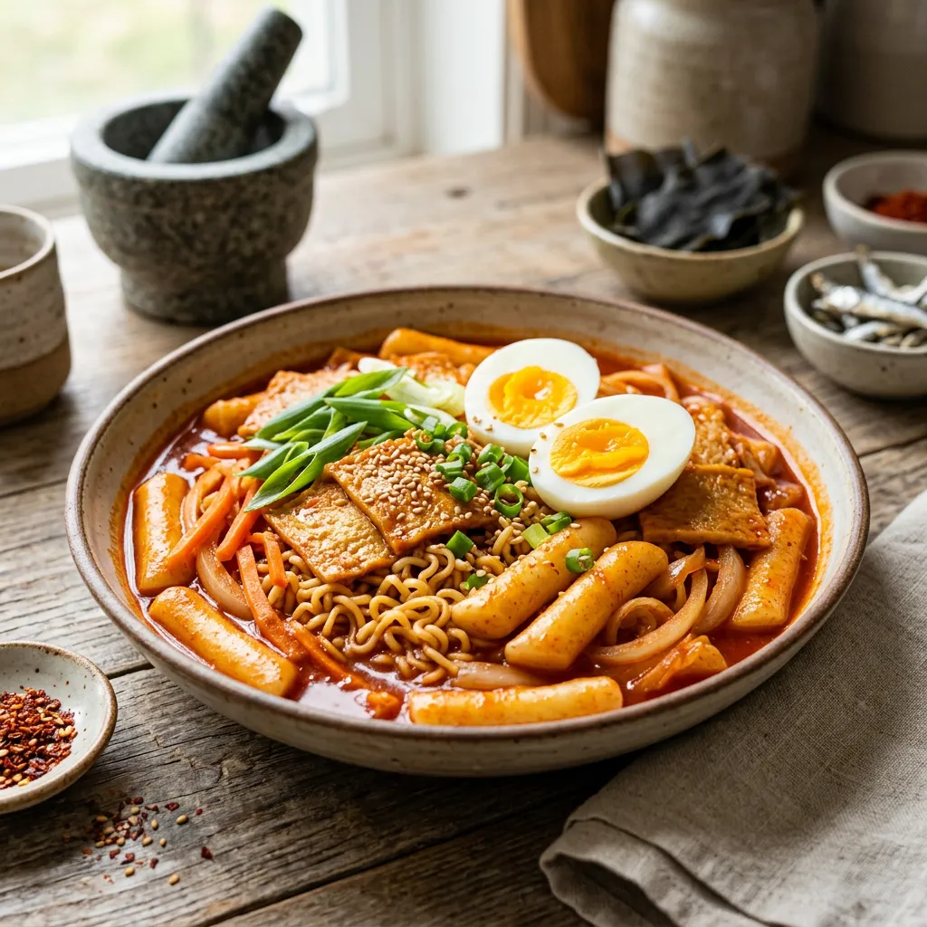 Rabokki (Ramen + Dukboki), the Ultimate Korean Street Food