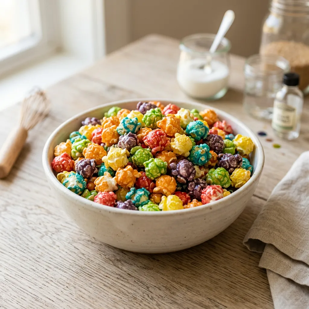 Rainbow Popcorn Recipe