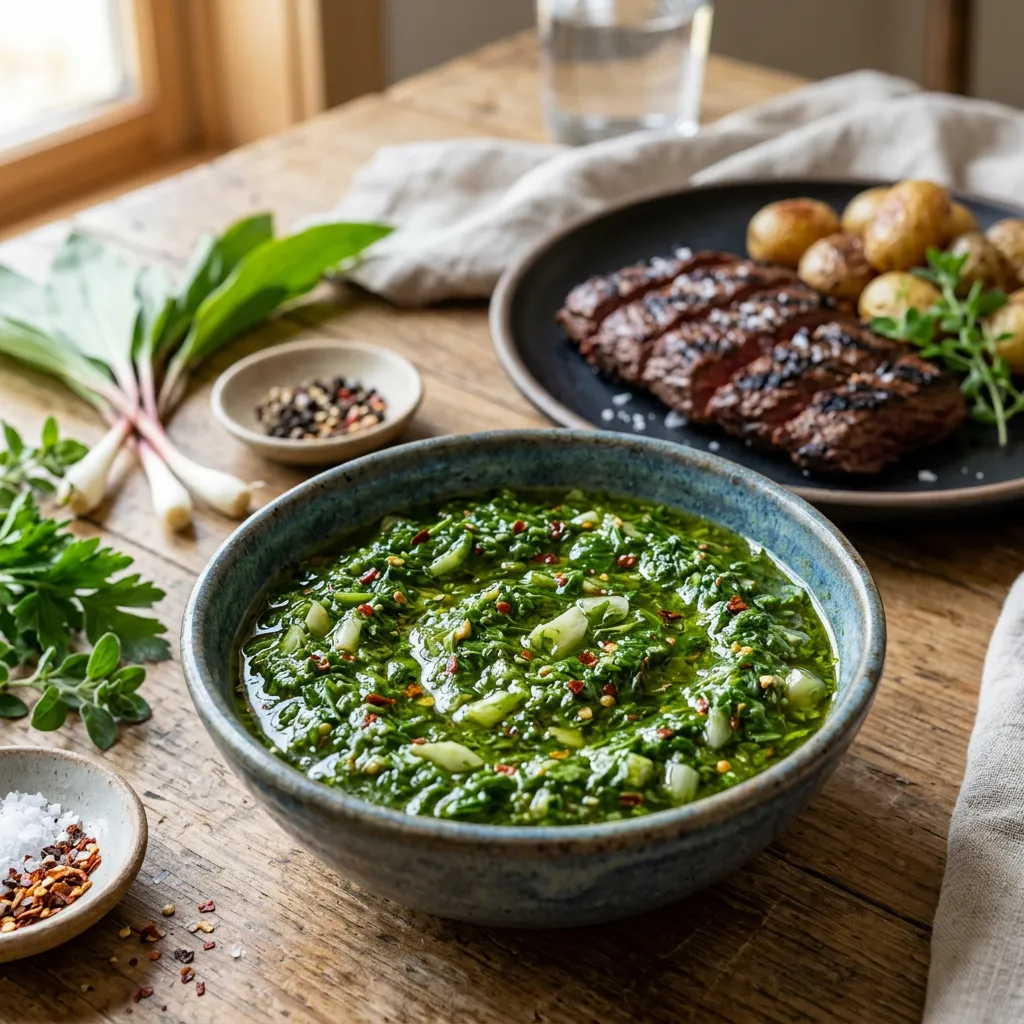 Ramp Chimichurri Sauce Recipe