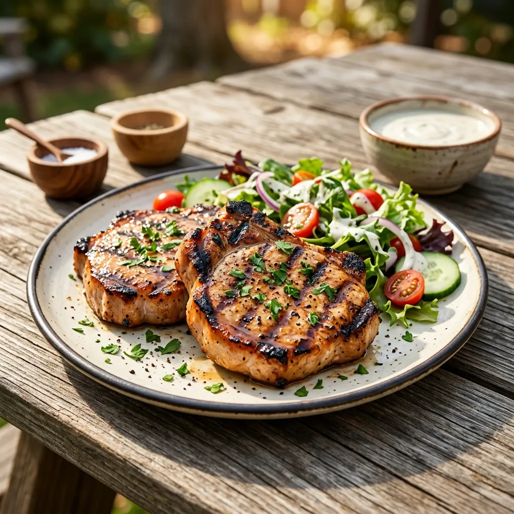 Ranch-Marinated Pork Chop Recipe