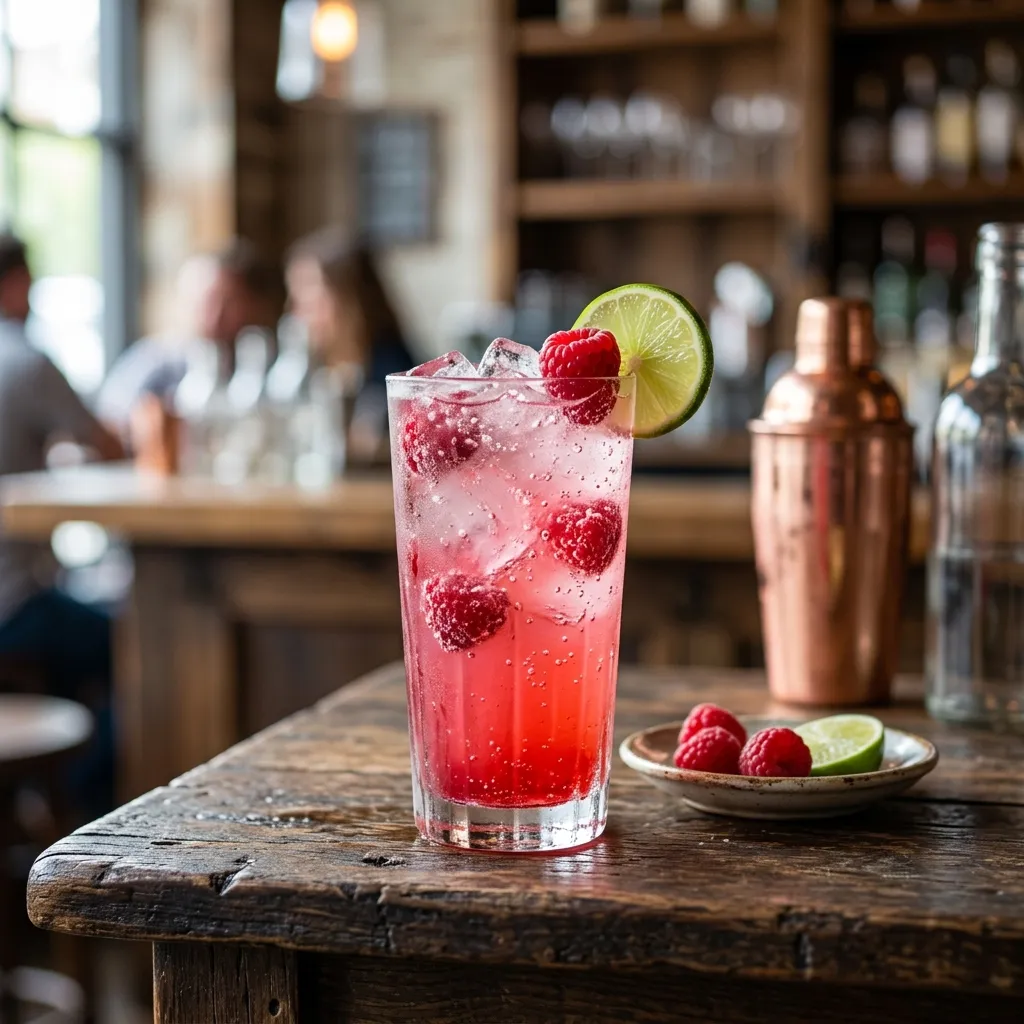 Raspberry Press Cocktail