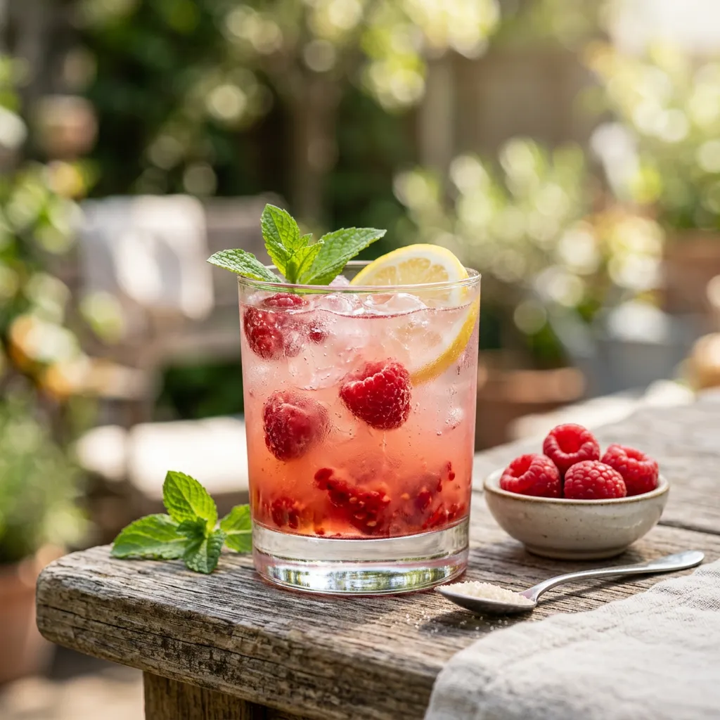 Raspberry Vodka Lemonade Cocktail Recipe