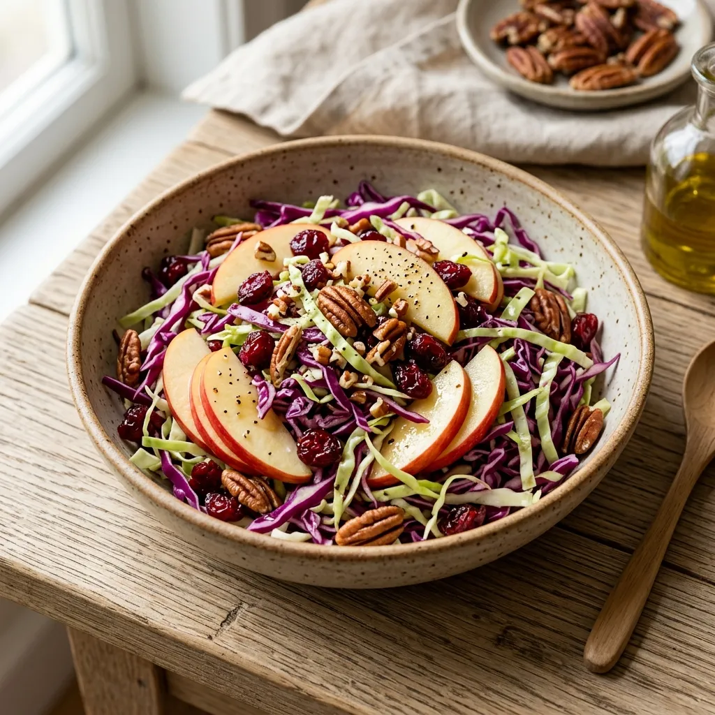 Red Cabbage and Apple Salad