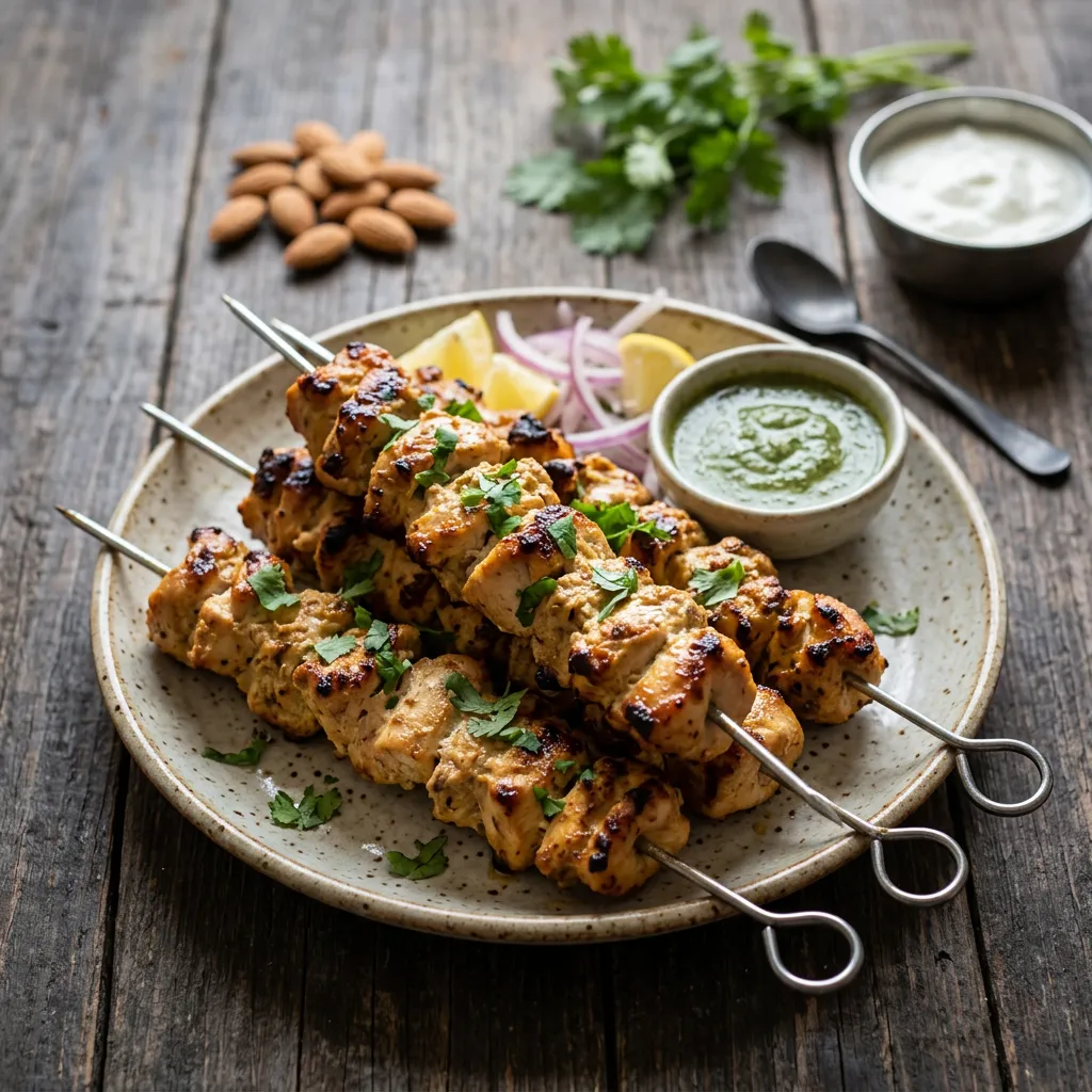 Reshmi Kabab With Marinated Chicken