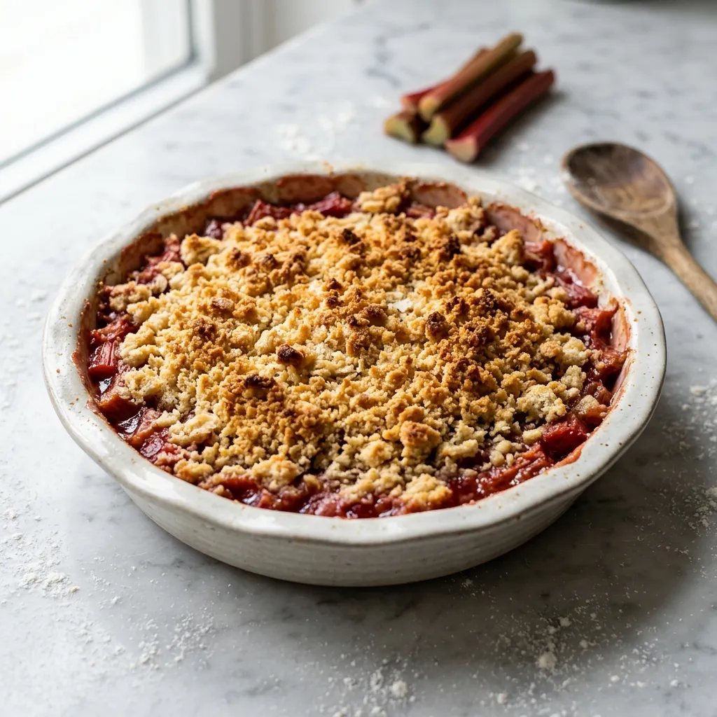 Rhubarb Betty Dessert