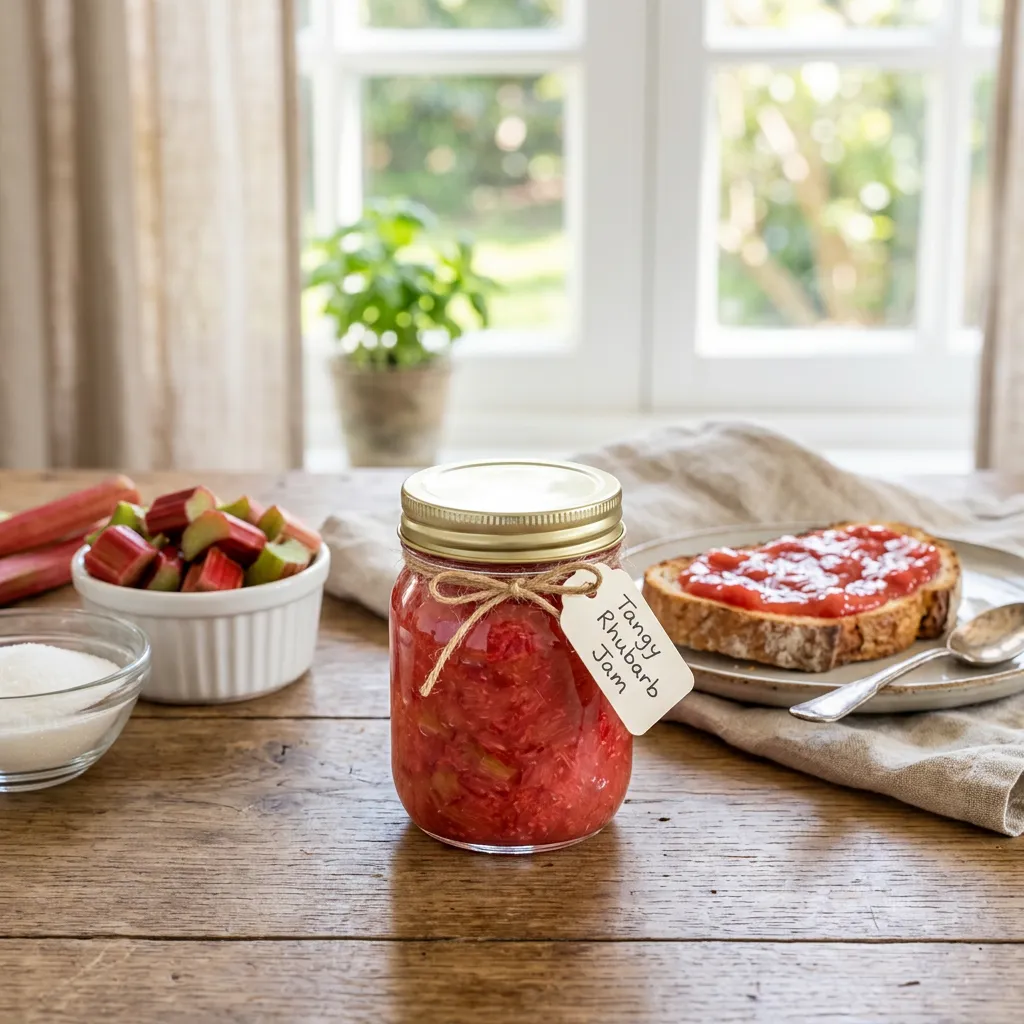 Rhubarb Freezer Jam