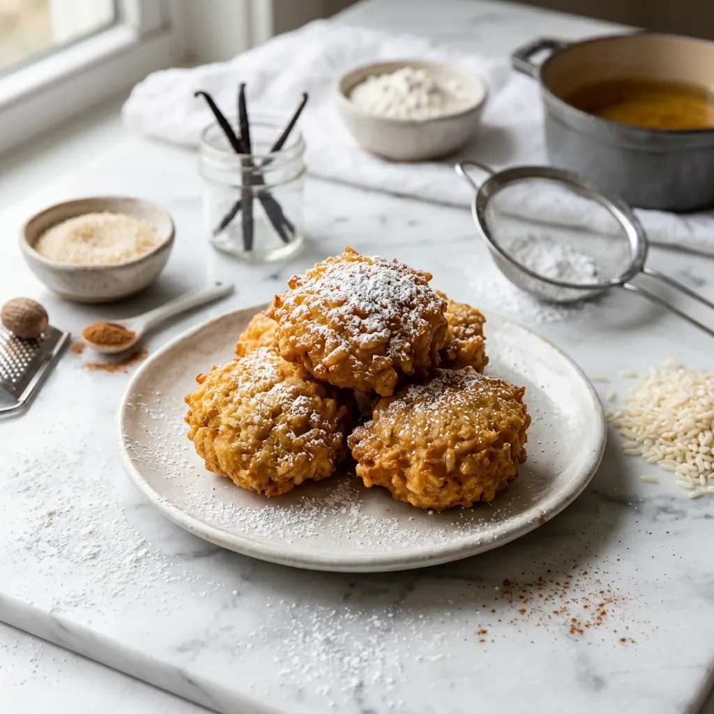 Rice Calas (New Orleans Rice Fritters) Recipe