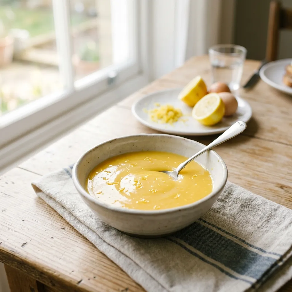 Rich and Custardy Lemon Dessert Sauce