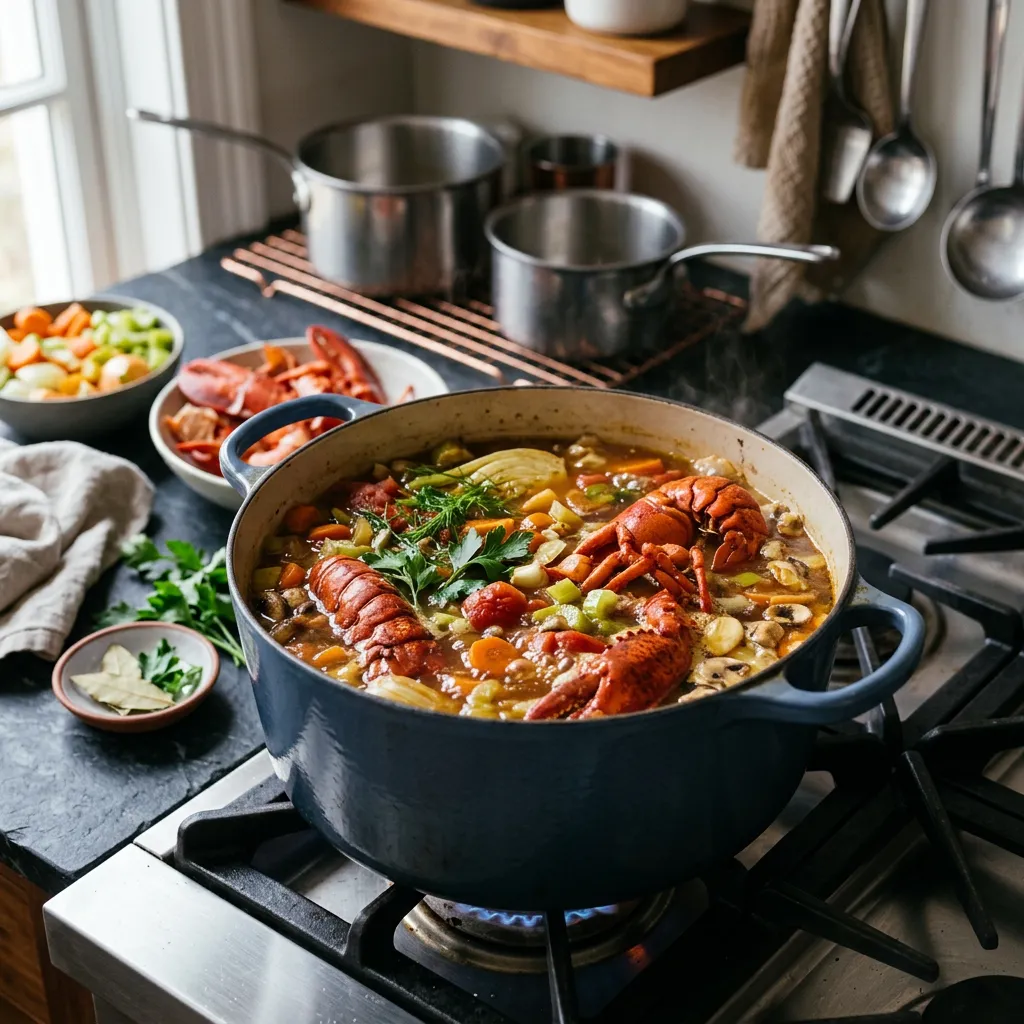 Rich and Flavorful Lobster Stock
