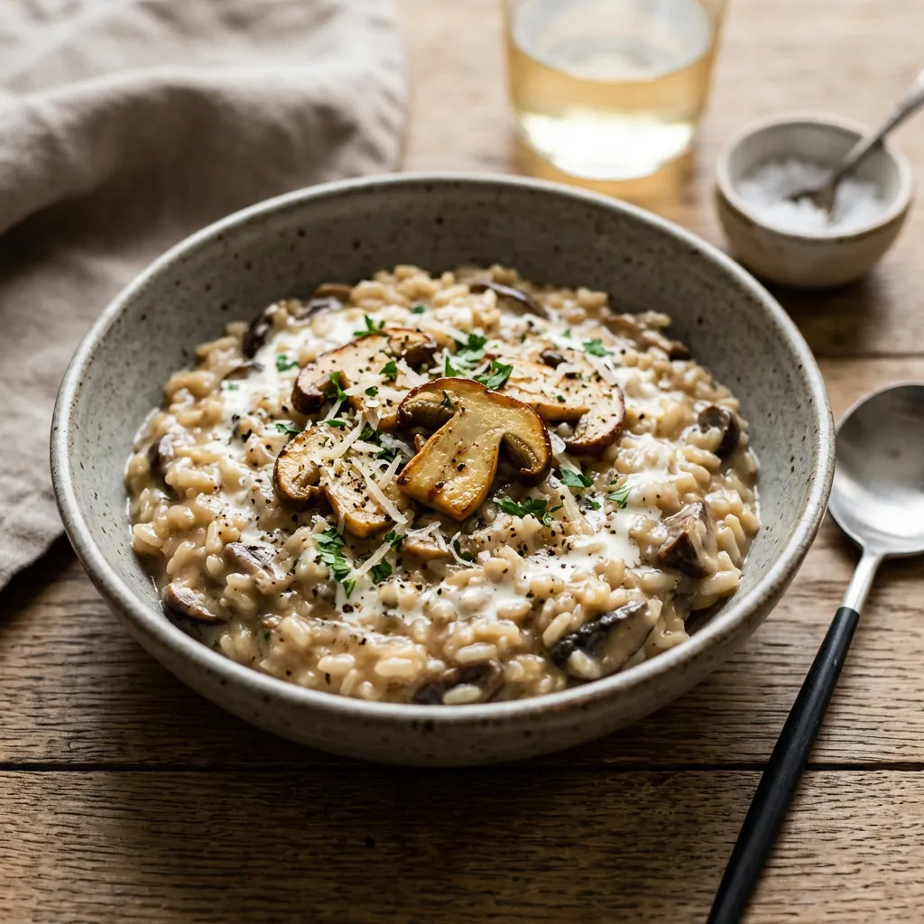 Risotto With Porcini Mushrooms