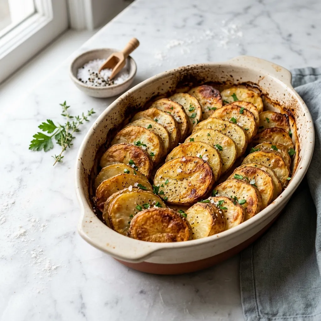 Roasted Baked Potato Slices