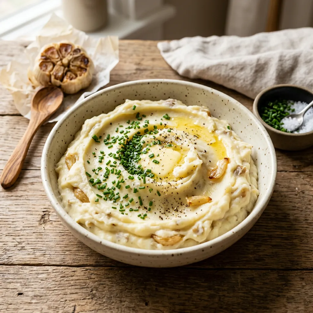 Roasted Garlic Mashed Potatoes Recipe