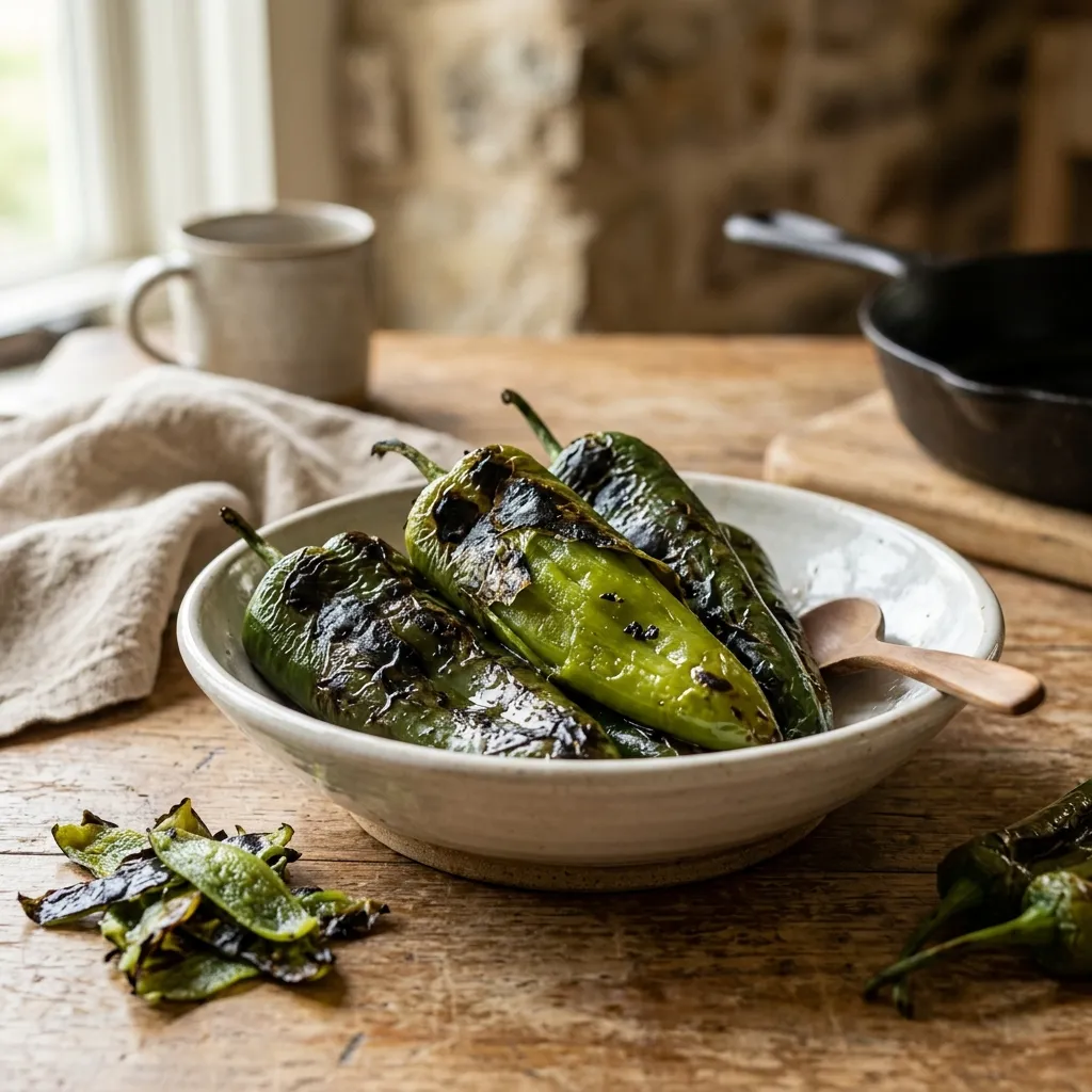 Roasted Green Chiles