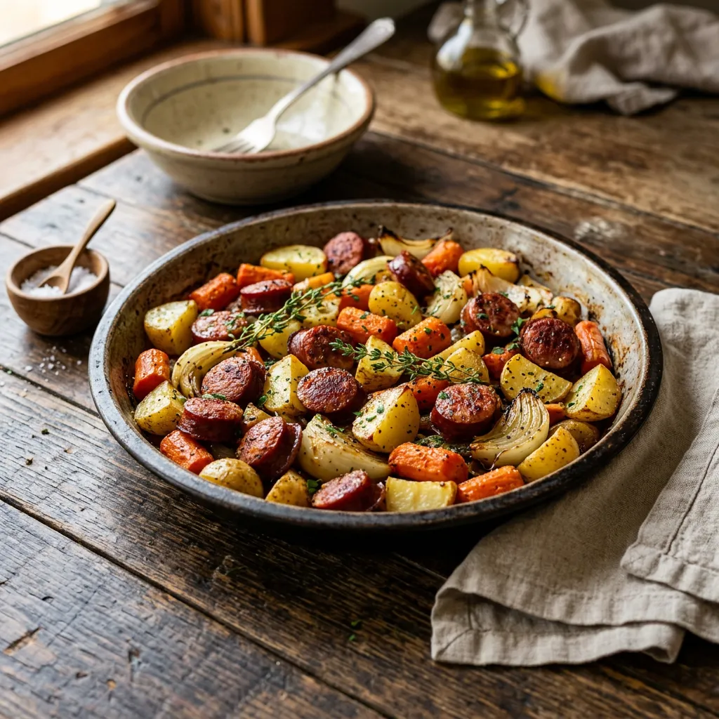 Roasted Potato and Sausage Dinner Recipe