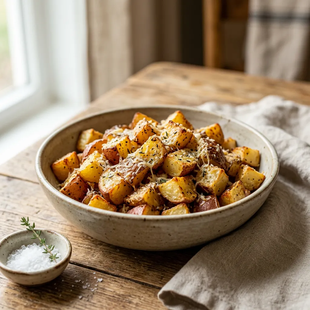 Roasted Potatoes With Parmesan Cheese