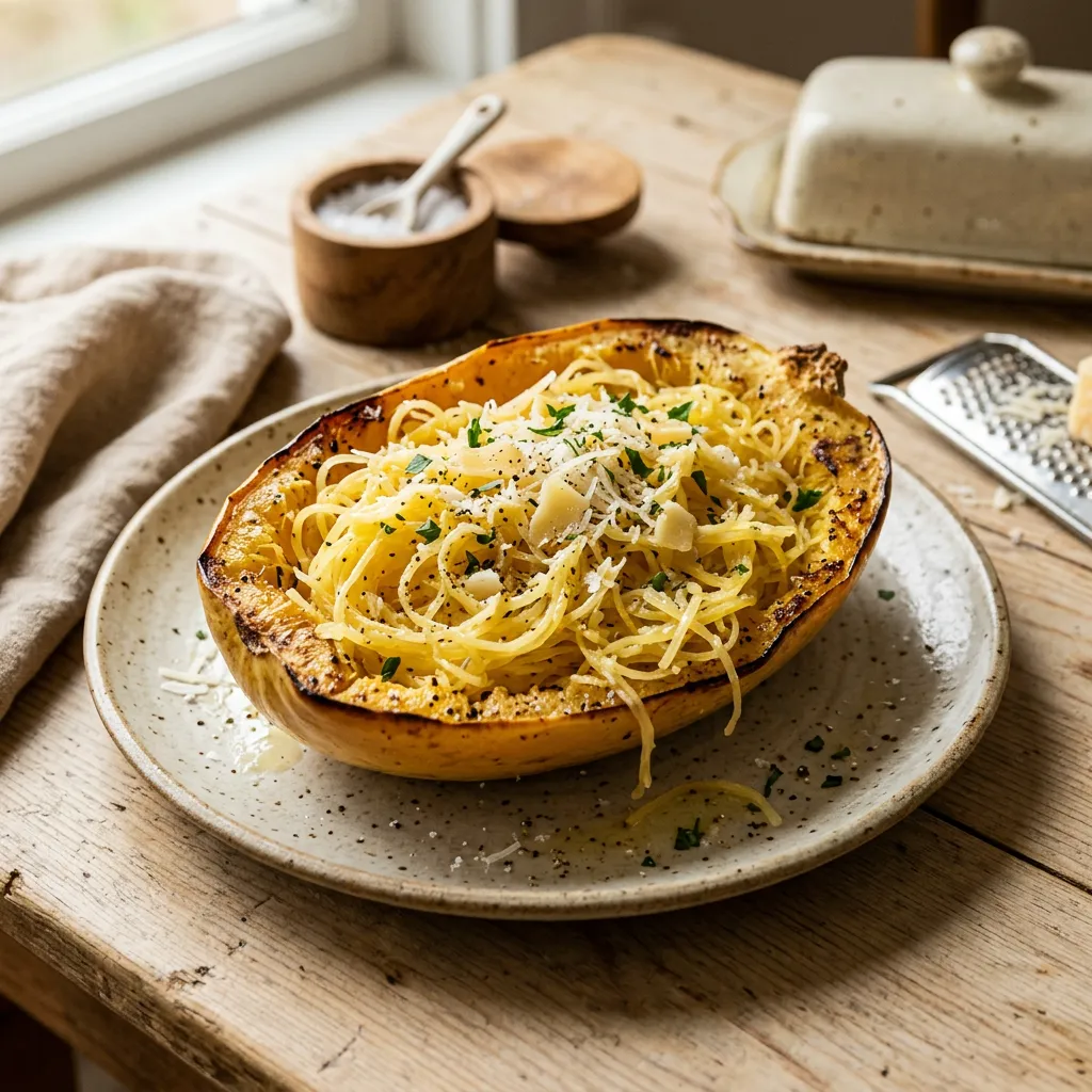 Roasted Spaghetti Squash Recipe