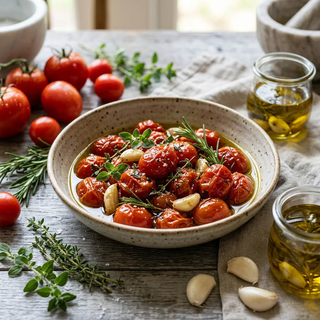 Roasted Tomatoes in Olive Oil