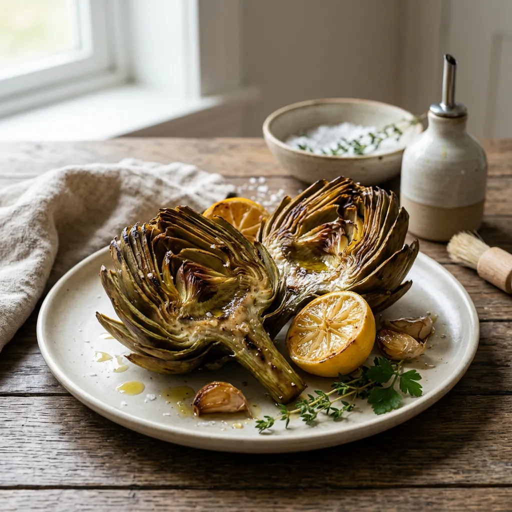 Roasted Whole Artichokes