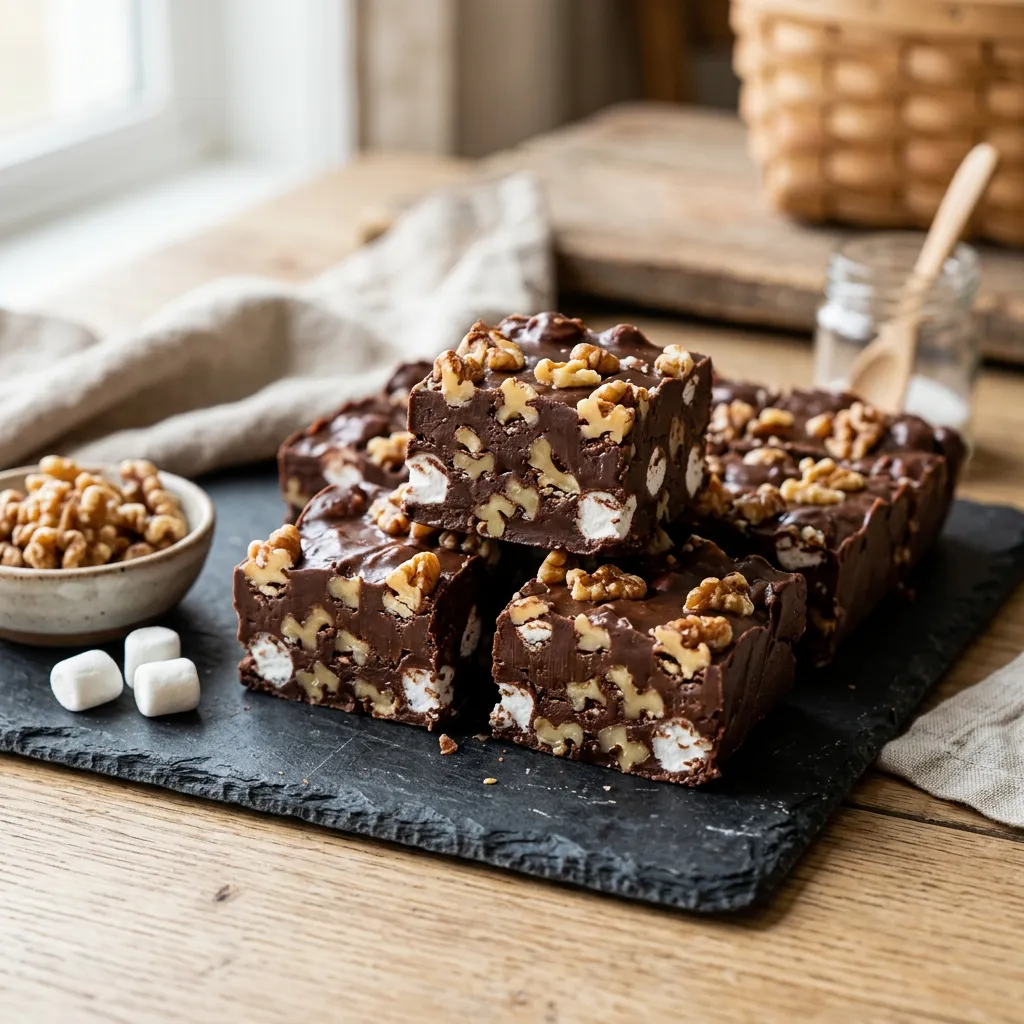 Rocky Road Fudge